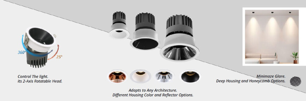 EDR-FS Header – EN Elco LED Solutions Focus FS SEries Recessed Downlight recessed LED downlight