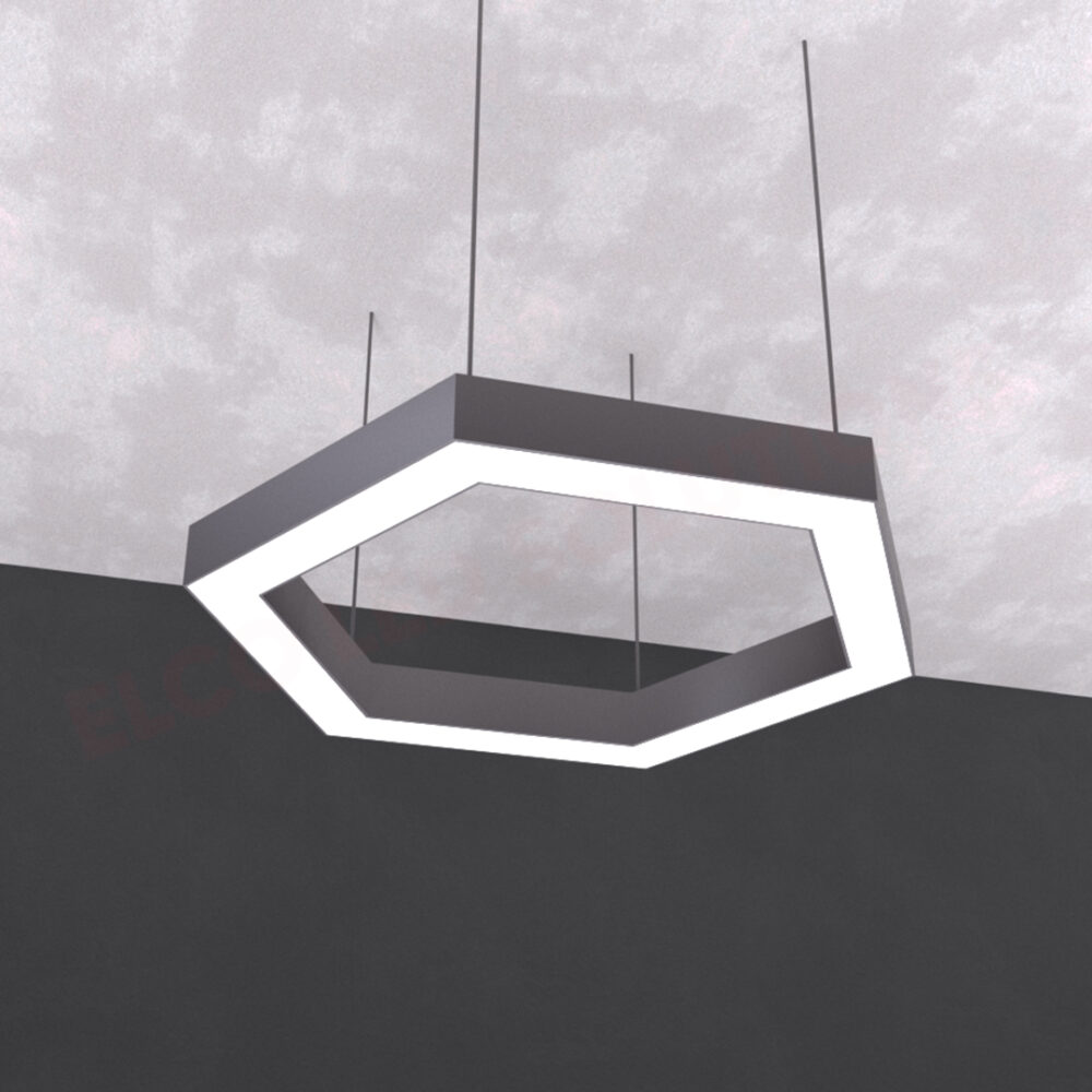 EPH-R hexagon LED pendant by Elco