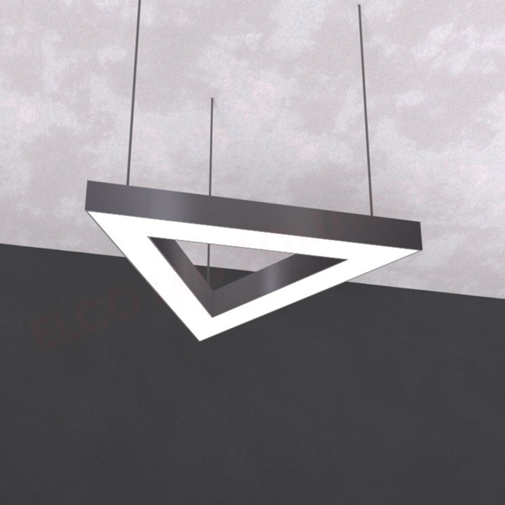 EPT-R Triangle LED Pendant Light by Elco LED – Slim-profile geometric ceiling fixture with CrocDesign PCB technology